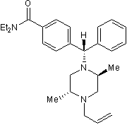 Potent, selective non-peptide &delta; agonist