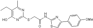Ca2+-activated Cl- channel transmembrane protein 16A (TMEM16A) inhibitor