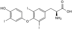 Thyroid hormone; also promotes differentiation of oligodendroglial precursor cells