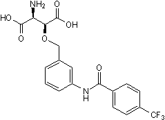 Potent and selective EAAT1 and EAAT2 blocker