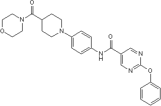 Potent hematopoietic prostaglandin D synthase (H-PGDS) inhibitor