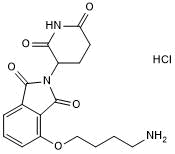 Cereblon ligand with alkyl linker and terminal amine for onward chemistry