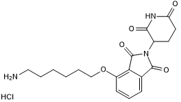 Cereblon ligand with alkyl linker and terminal amine for onward chemistry