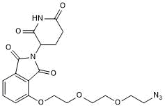 Cereblon ligand with PEG linker and terminal azide for onward chemistry