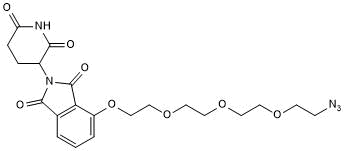 Cereblon ligand with PEG linker and terminal azide for onward chemistry