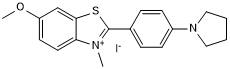 Next generation cell-permeable fluorescent amyloid stain. Used for: in vitro Aβ staining in brain tissues.