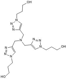 Click chemistry auxiliary reagent; accelerating ligand for copper-catalyzed azide-alkyne cycloaddition reaction