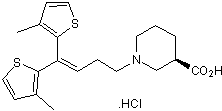 Selective GAT-1 inhibitor; anticonvulsant