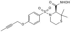 Adam 17 (TACE) and MMP inhibitor; orally bioavailable