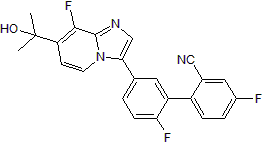 GABAA partial agonist; acts at benzodiazepine site