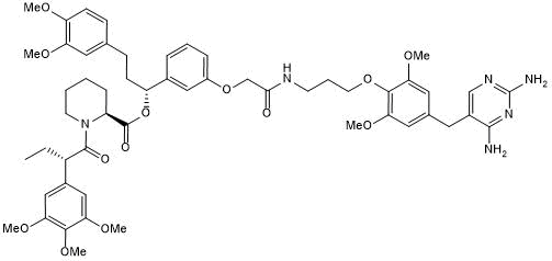 Chemical inducer of proximity for dTAG protein FKBPF36V and ecDHFR tags