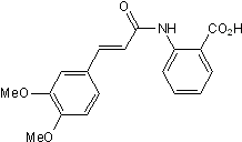 Antiallergic; inhibits inflammatory mediator release from mast cells