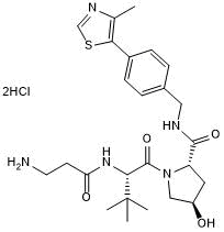 VHL ligand with alkyl linker and terminal amine for onward chemistry