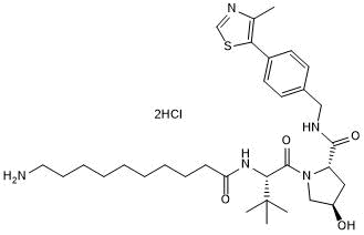 VHL ligand with alkyl linker and terminal amine for onward chemistry