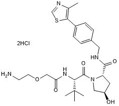 VHL ligand with PEG linker and terminal amine for onward chemistry