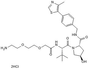 VHL ligand with PEG linker and terminal amine for onward chemistry