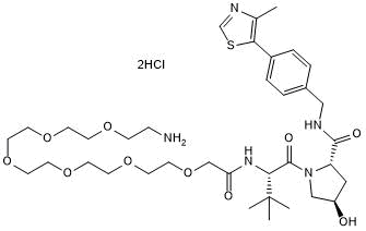 VHL ligand with PEG linker and terminal amine for onward chemistry