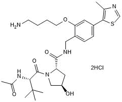 VHL ligand with alkyl linker and terminal amine for onward chemistry