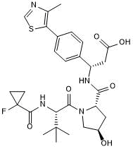 VHL ligand, carboxylic acid functionalized  at the benzylic position