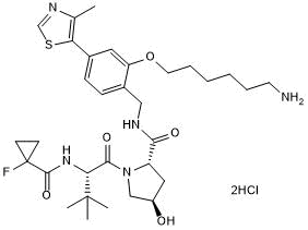 VHL ligand with alkyl linker and terminal amine for onward chemistry