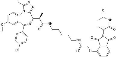 Potent and selective Degrader of Brd4BD1 L94V fusion proteins