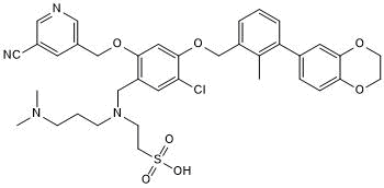 Potent and selective PD-1/PD-L1 interaction inhibitor